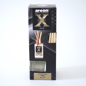 מפיץ ריח מקלות 80 מ"ל לרכב במגון ריחות של חברת AREON