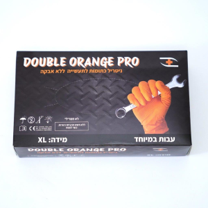 כפפות ניטריל Double Orange Pro