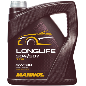 MANNOL 7715 LONGLIFE 504/507 5W-30 גלון 5 ליטר